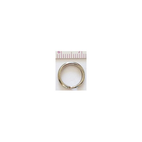 Metal split Ring 10 mm Nickel Plated/50 pcs.