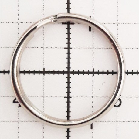 Metal Split Ring 20 mm Nickel Plate/1 pc.
