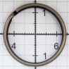 Metal split Ring 25 mm old brass/1 pc.