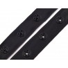 Snap Tape for Fastening Bodysuits, width 18mm, black/1m