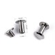 Binding Screw Posts art.840269, 10x12 mm, black /10 pcs.