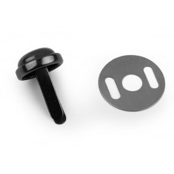 Purse Feet Studs / Metal Nail heads Ø10 mm, black nickel/1 pc.