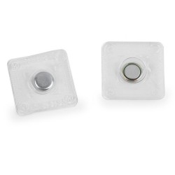 Magnetic Disc Ø8x2 mm in plastic cover 25x25mm/1pair.