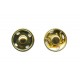 Sew-on Snap Fasteners 15 mm stainless, brass/1 pc.
