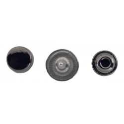 Moulded Rivet with flat Cap 6 mm/graphite/20 pcs.