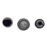 Moulded Rivet with flat Cap 6 mm/graphite/20 pcs.