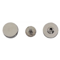 Moulded Rivet with flat Cap 12 mm/nickel/20 pcs.