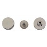 Moulded Rivet with flat Cap 12 mm/nickel/20 pcs.