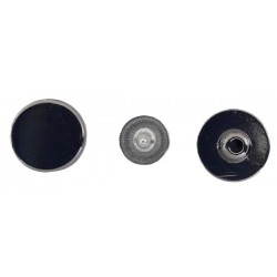 Moulded Rivet with flat Cap 12 mm/graphite/20 pcs.