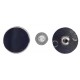Moulded rivet with flat cap 17 mm/graphite/20 pcs.