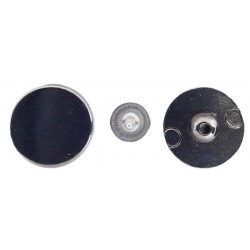 Kniedė lieta plokščia kepurėle 17 mm/tamsintas nikelis/20 vnt.