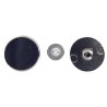 Moulded rivet with flat cap 17 mm/graphite/20 pcs.