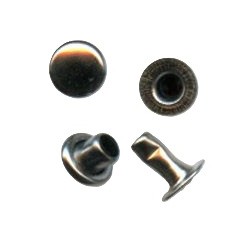 Rivet N1/4.8mm/black nickel/100pcs.