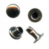 Rivet N1/4.8mm/black nickel/100pcs.