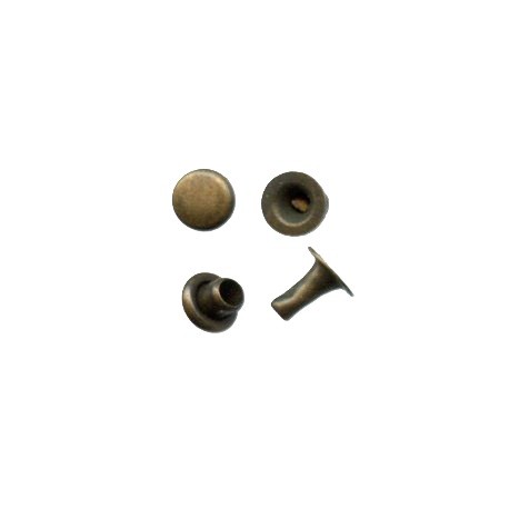 Kniedė N1/4.8mm/žalvaris/100vnt.