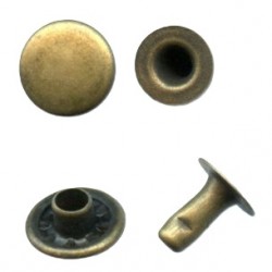 Rivet N4/8.8mm/old brass/100pcs.