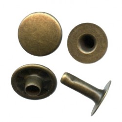 Rivets N6/11.0mm/old brass/100pcs.