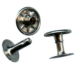 Rivet N14/13.0mm/nickel/100pcs.
