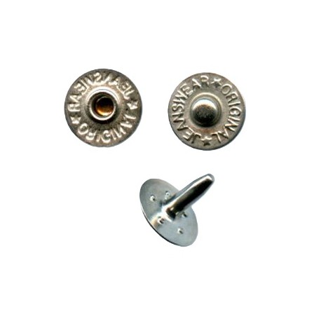 Jeans Rivets 9 mm/nickel/50 pcs.