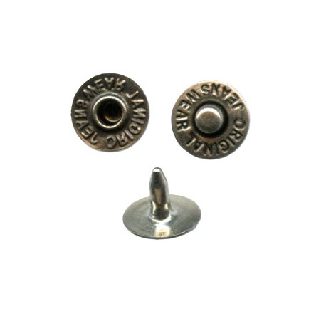 Jeans Rivets 9 mm/black nickel/50 pcs.