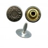 Jeans Rivets 9 mm flat cap black nickel/50 pcs.
