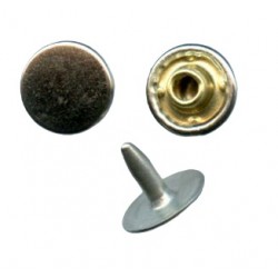 Jeans Rivets 9 mm flat Cap/nickel/50 pcs.