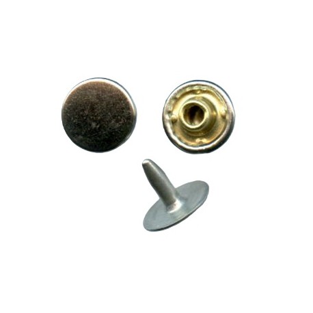 Jeans Rivets 9 mm flat Cap/nickel/50 pcs.