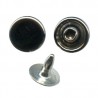 Jeans Rivets 9 mm flat Cap/black nickel/50 pcs..