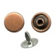 Jeans Rivets 9 mm flat Cap/copper/50 pcs.