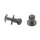Chicago Rivet Screw 276 black nickel/10pcs.