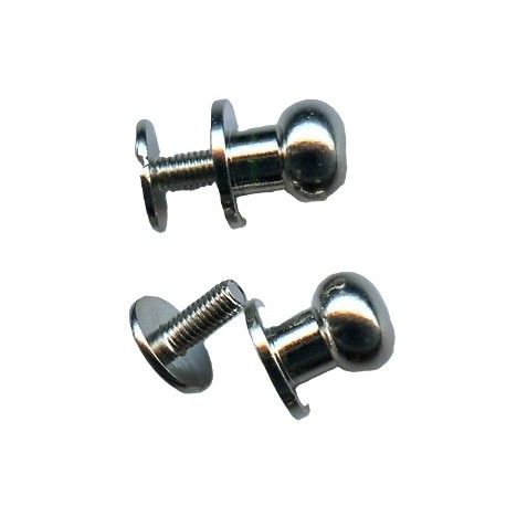 Kniedė-užsegimas užsukama 276D nickelis/10vnt.