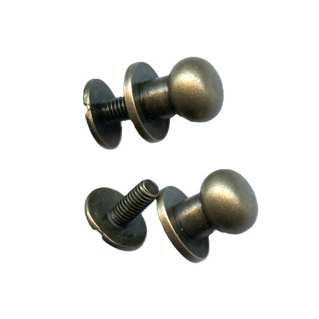 Chicago Rivet Screw 276D old brass/10pcs.