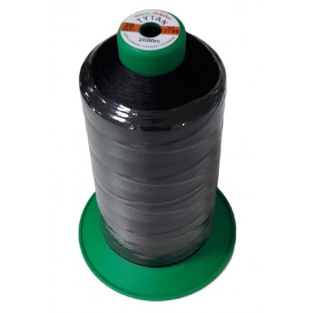Polyester upholstery thread "Tytan 20/2000" black/1pc.