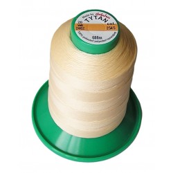 Polyester upholstery thread "Tytan 20 WR/600m" color 2545  - light cream/1pc.
