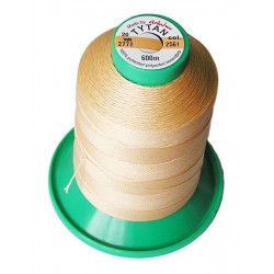 Polyester upholstery thread "Tytan 20 WR/600m" color 2561  - light yellow gold/1pc.