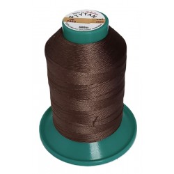 Polyester upholstery thread "Tytan 20 WR/600m" color 2532 - dark brown/1pc.