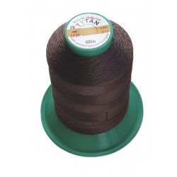 Polyester upholstery thread "Tytan 20 WR/600m" color 2610 - dark brown/1pc.