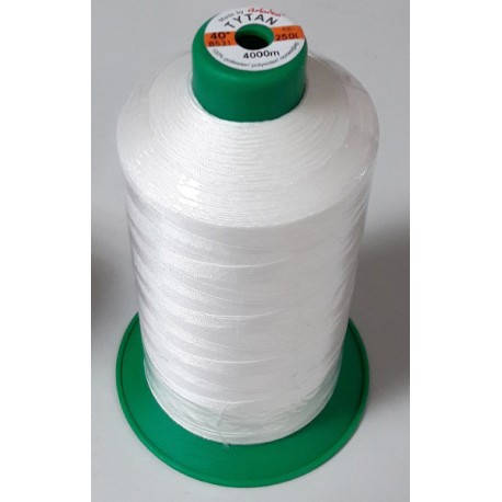 Siūlai odai "Tytan 40/4000" balti/1vnt.