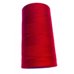 Spun Polyester Sewing Thread 50 S/2 (140) color 123bright red/4500 Y