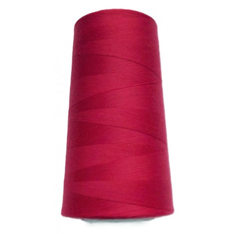 Spun Polyester Sewing Thread 50 S/2 (140) color 125-red/4500 Y