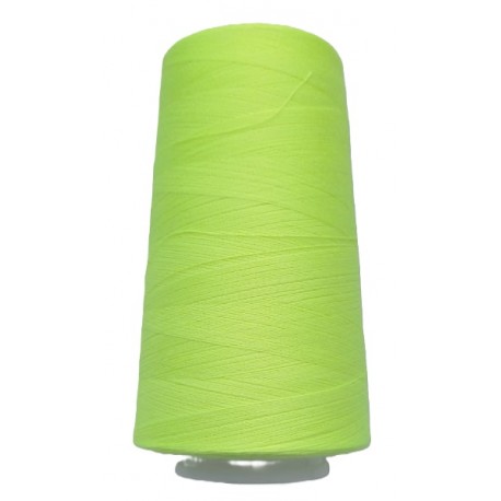 Spun Polyester Sewing Thread 50 S/2 (140) color 617 - neon yellow