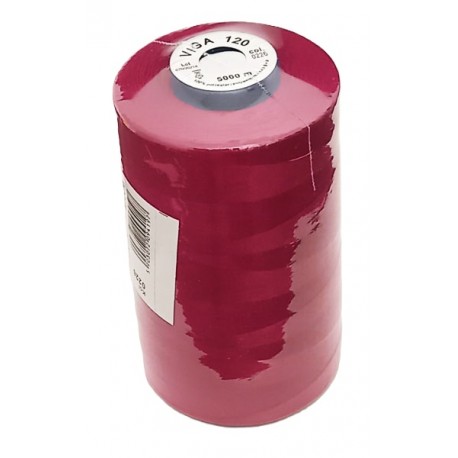 Universal Polyester Sewing Thread VIGA 120 5000 m color 0226 - dark red