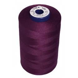 Universal Polyester Sewing Thread VIGA 120 5000 m color 0125 - dark bordeaux