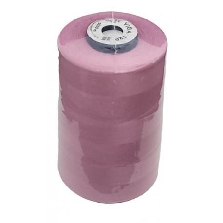Universal Polyester Sewing Thread VIGA 120 5000 m color 0606 - pink