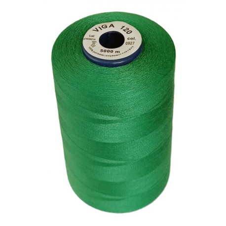 Universalūs siuvimo siūlai VIGA 120 5000 m spalva 0927 - žalia