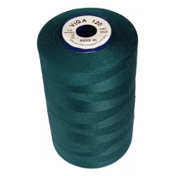 Universal Polyester Sewing Thread VIGA 120 5000 m color 0828 - dark green