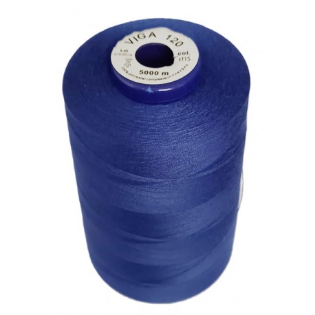 Universal Polyester Sewing Thread VIGA 120 5000 m color 1115 - dark blue