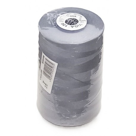 Universal Polyester Sewing Thread VIGA 120 5000 m color 1615 - grey