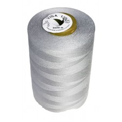 Universal Polyester Sewing Thread VIGA 120 5000 m color 1607 - grey