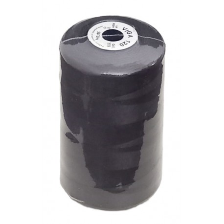 Universal Polyester Sewing Thread VIGA 120 5000 m color 1619 - carbon